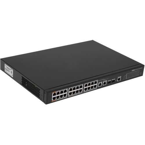 Коммутатор Dahua DH-PFS4226-24ET-240, управляемый, 26 RJ-45, 100 Мбит/с