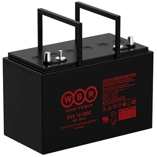 Аккумуляторная батарея WBR EVX12-105C для ИБП, 12В, 90Ач [evx12-105c wbr]