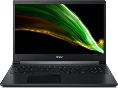 Ноутбук игровой Acer Aspire 7 A715-42G-R64S NH.QBFER.00C, 15.6", AMD Ryzen 5 5500U 2.1ГГц, 6-ядерный, 16ГБ DDR4, 512ГБ SSD,  NVIDIA GeForce  GTX 1650 - 4 ГБ, Endless, черный