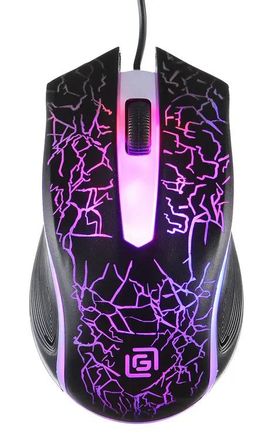 Мышь проводная Oklick 395M SHADOW, игровая, оптическая, USB, 1500dpi, черный [1102286]
