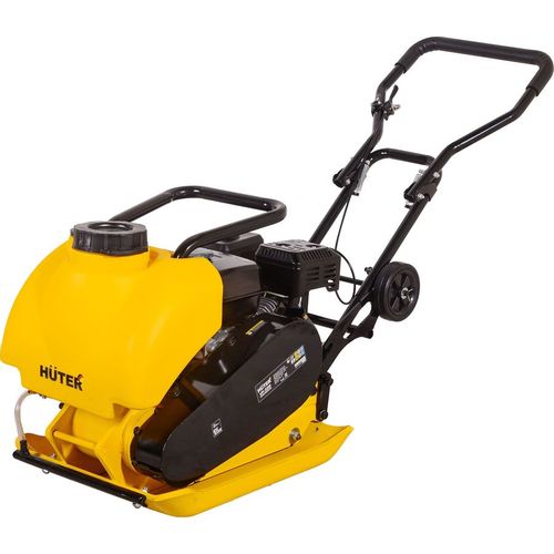 Виброплита Huter VP-35W, бензиновый, 6.5л.с., 4870Вт, уплотнение: 350мм, желтый [74/6/2]