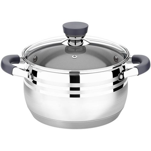 Кастрюля 3.9л LARA Mercury LR02-472, нержавеющая сталь, с крышкой