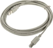 Изображение товара Кабель USB2.0  USB A(m) -  USB B(m),  3м,  серый