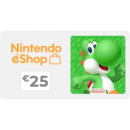 Пополнение игровой валюты Nintendo eShop 25 EUR, регион: Европа — цена и наличие Пополнение игровой валюты Nintendo eShop 25 EUR, регион: Европа