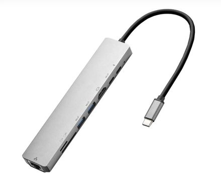 Хаб (разветвитель) PALMEXX PX/HUB-079, серый