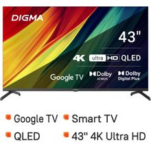 Изображение товара Телевизор Digma DM-LED43UQB31 QLED 4K Ultra HD с Google TV