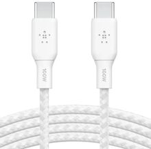 Изображение товара Кабель Belkin CAB014BT3MWH,  USB Type-C (m) -  USB Type-C (m),  3м,  белый