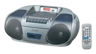 Аудиомагнитола Panasonic RX-D29E-S, серебристый – купить в Ситилинк ...