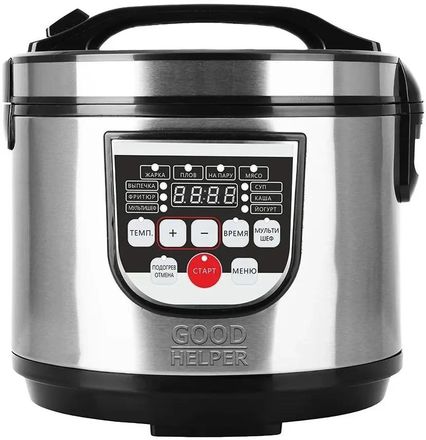 Мультиварка GOODHELPER GH-MC5100, 900Вт, черный/серый
