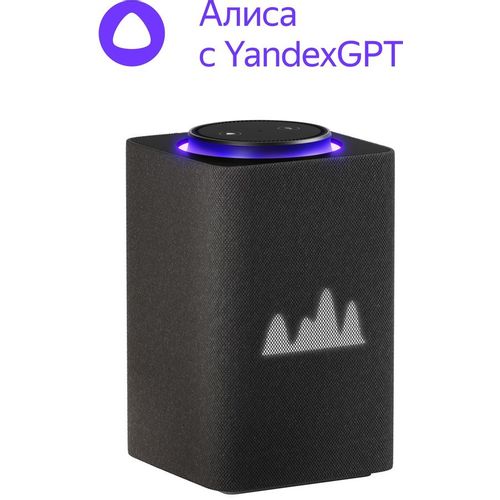 Умная колонка ЯНДЕКС Станция Макс Zigbee, 65Вт, с Алисой, графитовый [yndx-00053k]