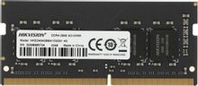 Изображение товара Оперативная память DDR4 4ГБ 2666МГц для ноутбуков SO-DIMM Hikvision HKED4042BBA1D0ZA1/4G