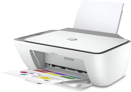МФУ струйный HP DeskJet 2720e цветная печать, A4, цвет белый [26k67b]
