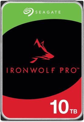 Жесткий диск Seagate Ironwolf Pro ST10000NT001,  10ТБ,  HDD,  SATA III,  3.5"
