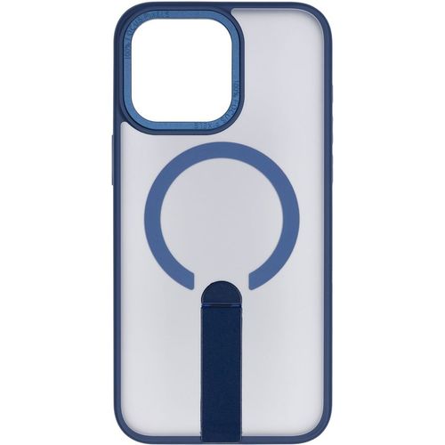 Чехол (клип-кейс) ZIBELINO Shine, для Apple iPhone 15 Pro Max, синий [zms-apl-15-pro-max-sh-st-blu]