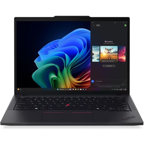 Ноутбук Lenovo ThinkPad T14 G6, 14", 2025, IPS, Intel Core Ultra 5 225U 1.5ГГц, 12-ядерный, 16ГБ DDR5, 512ГБ SSD, Intel Graphics, без операционной системы, черный [21qds3sl00]