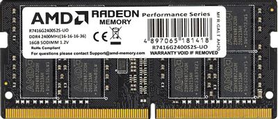 Оперативная память AMD Radeon R7 Performance Series R7416G2400S2S-UO ...