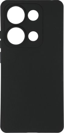 Чехол (клип-кейс) BORASCO Silicone Case, для Xiaomi Redmi Note 14S, черный [74998]