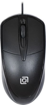 Мышь проводная Oklick 125M, оптическая, USB, 1200dpi, черный [1175317]