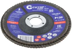Лепестковый шлифкруг CUTOP 70-125120, 125мм, по дереву, металлу, пластику