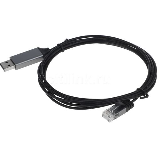 Кабель Buro BU-USB-A-LAN100-2m, USB 2.0 A(m) (прямой) — RJ-45 (m) (прямой), GOLD , 2м, пакет