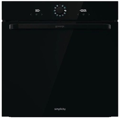 Духовой шкаф электрический Gorenje BOS67371SYB, 77л, дверца с 2 стеклами, черный