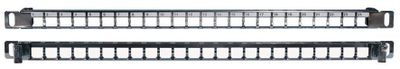 Патч-панель наборная Hyperline (PPBLHD-19-24S-SH-RM) 19" 0,5U 24x ...