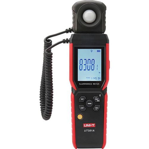 Люксметр UNI-T UT381A, черный/ красный