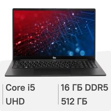Изображение товара Ноутбук iRU Strato 15ALID5 15.6 IPS Intel Core i5 16ГБ SSD FreeDOS