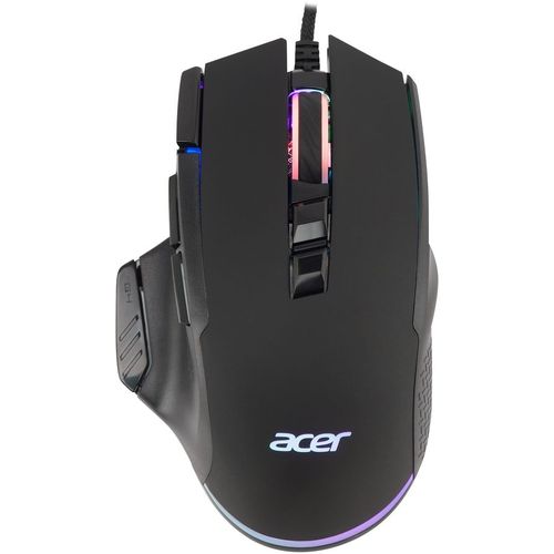Мышь проводная Acer OMW180, игровая, оптическая, USB, 6400dpi, черный [zl.mceee.00s]