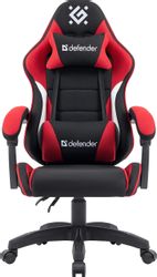 Изображение товара Кресло игровое Defender Sorrento, ткань, до 120кг, черный/красный Изображение товара Кресло игровое Defender Sorrento, ткань, до 120кг, черный/красный