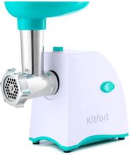 Мясорубка KitFort КТ-2111-3, белый / бирюзовый – купить в Ситилинк ...