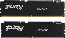 Изображение товара Оперативная память Kingston Fury Beast DDR5 2x16GB 6400МГц, Черный Радиатор