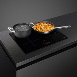Индукционная варочная поверхность SMEG SI4642D, стеклокерамика, черный