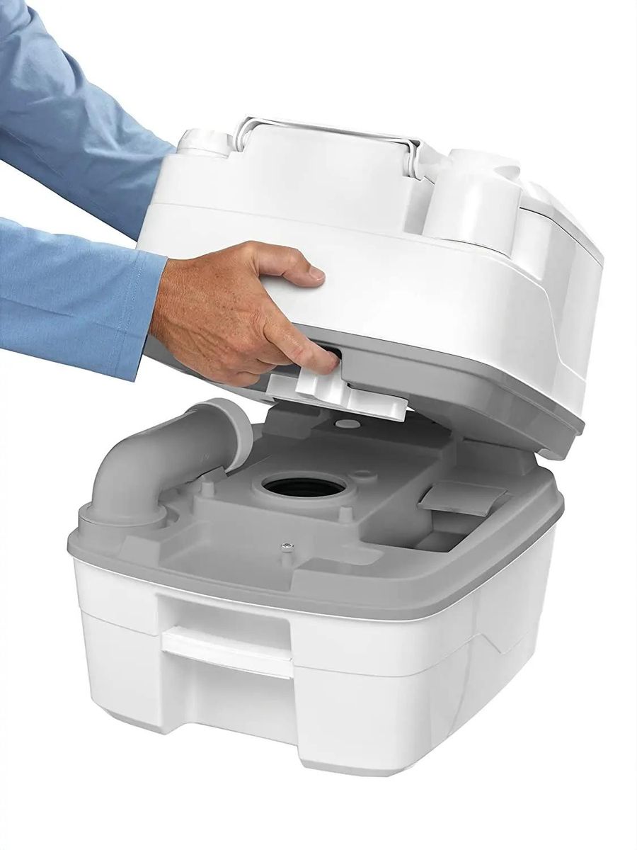 Отзывы на Биотуалет THETFORD Porta Potti 365, жидкостный, переносной,  нижний бак 21л, белый/серый [92820] в интернет-магазине СИТИЛИНК (1379034)