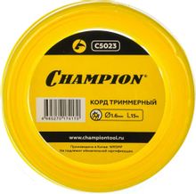 Изображение товара Леска для садовых триммеров CHAMPION C5023 1.6мм 15м