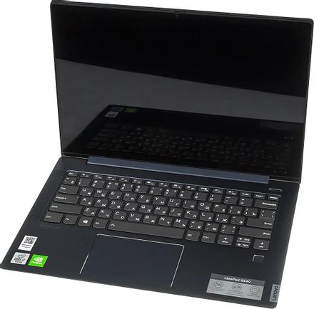 Ноутбук Lenovo IdeaPad S540-14IML 14", Intel Core i7 10510U 1.8ГГц, 4-ядерный, 8ГБ DDR4, 512ГБ SSD,  NVIDIA GeForce  MX250 - 2 ГБ, FreeDOS, синий [81nf00c8rk]