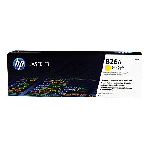 Картридж HP 826A, желтый / CF312A