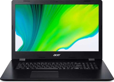 Ноутбук Acer Aspire 3 A317-52-599Q NX.HZWER.007, 17.3", IPS, Intel Core i5 1035G1 1ГГц, 4-ядерный, 8ГБ DDR4, 256ГБ SSD,  Intel UHD Graphics, Eshell, черный