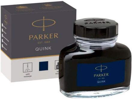 Флакон с чернилами Parker Quink Z13 цвет чернил: черный/синий, для ручек перьевых [1950378]