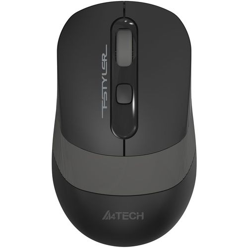 Мышь беспроводная A4TECH Fstyler FG10, радио, оптическая, USB, 2000dpi, черный и серый [fg10 grey]