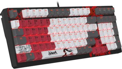 Клавиатура A4TECH Bloody S98 Naraka BLMS Plus, USB, черный + красный ...
