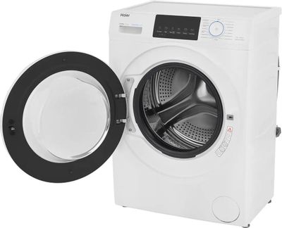 Стиральная машина узкая HAIER HW65-BP129301B, с фронтальной загрузкой ...
