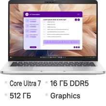 Изображение товара Ноутбук Dell Pro 14 Plus 14 IPS Intel Core Ultra 7 255U 16ГБ SSD Linux серый