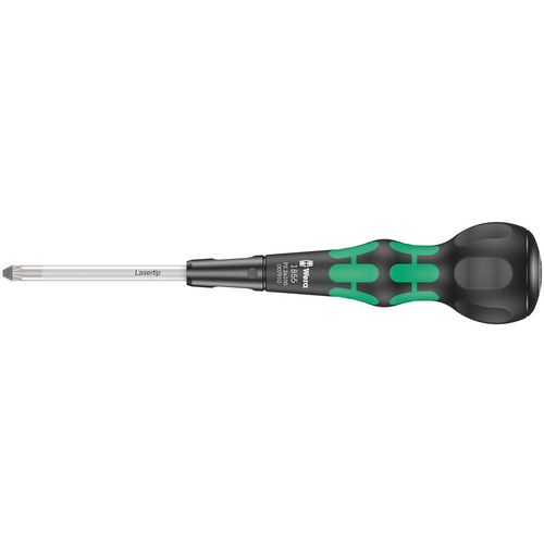 Отвертка WERA 1855 PZ Kraftform Ball-Grip, PZ2 длина стержня 100мм [we-007910]