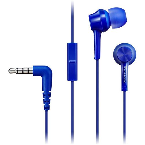 Наушники Panasonic RP-TCM115GC, 3.5 мм, внутриканальные, синий [rp-tcm115gca]
