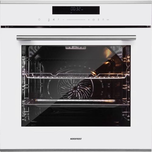 Духовой шкаф электрический NORDFROST HM 65130 W, 74л, дверца с 3 стеклами, белый