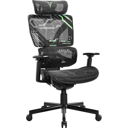 Компьютерное кресло ZONE 51 Freelancer K5 Black-Green (Z51-FK5-GN)