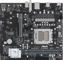 Изображение товара Материнская плата ASUS A620M-F GAMING WIFI, Socket AM5, AMD A620, mATX, Ret Изображение товара Материнская плата ASUS A620M-F GAMING WIFI, Socket AM5, AMD A620, mATX, Ret