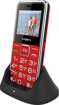Сотовый телефон TeXet 319B-TM, красный – купить в Ситилинк | 1997181
