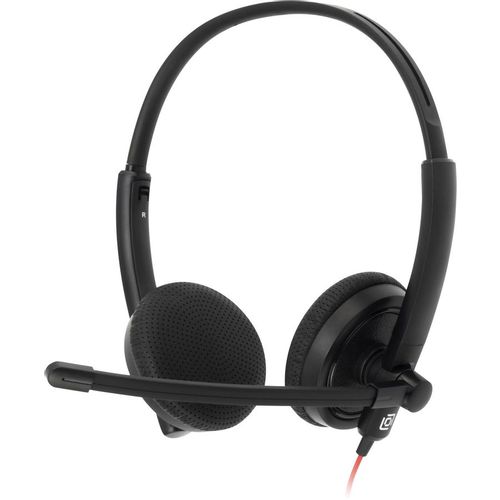 Гарнитура Oklick HS-L900, для компьютера/мобильных устройств, накладные, проводные, черный [1532022]